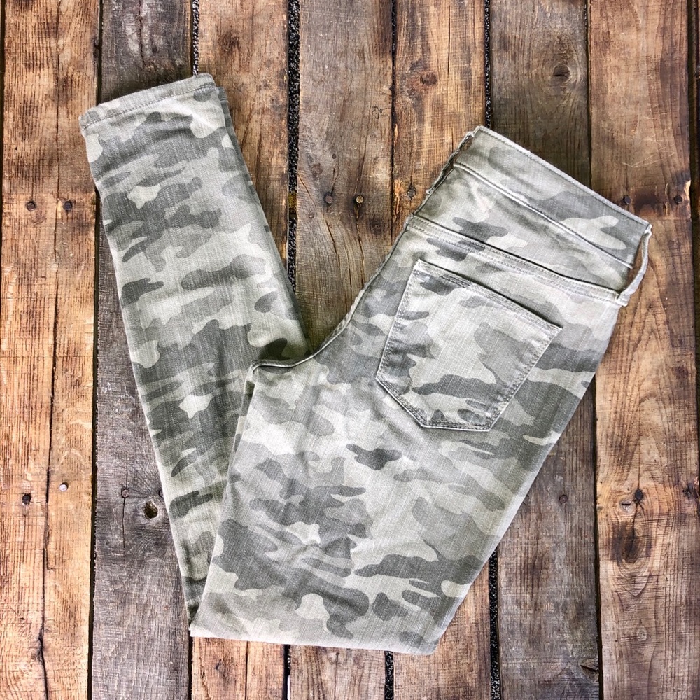 Camo High Rise Skinny Jean